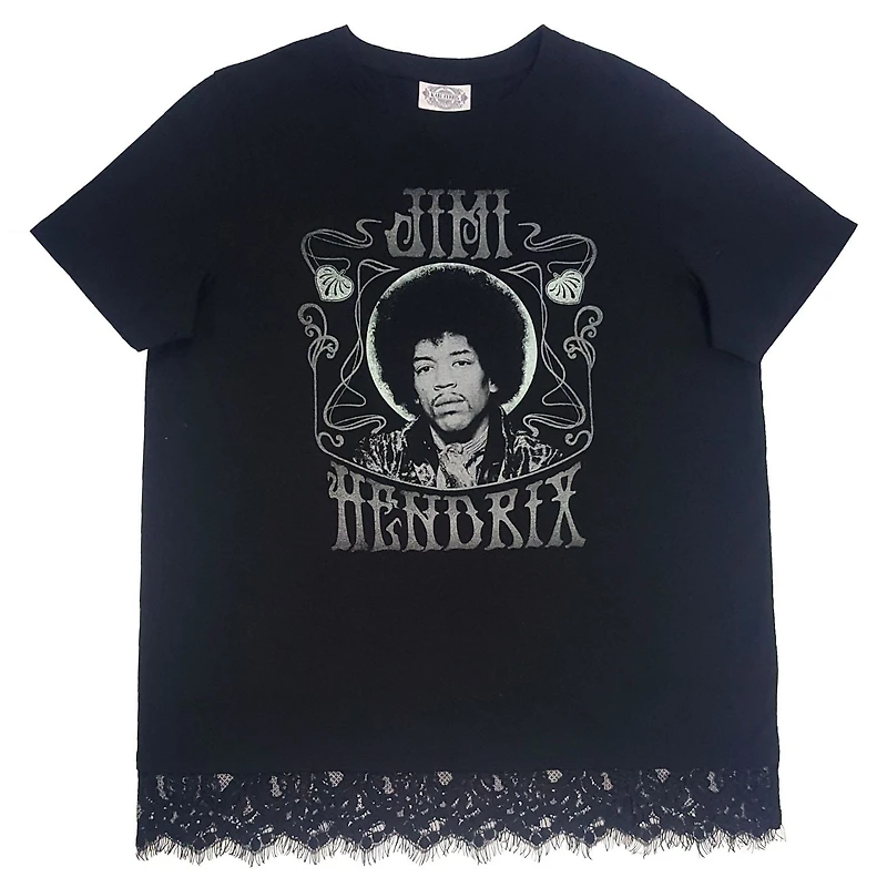 Jimmy Hendrix Women's Lace short Sleeve T-Shirt