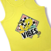 Looney Toons Girls racer back tank top