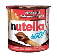 NUTELLA & GO! Hazelnut And Cocoa Spread with Breadsticks, Snack Packs, Perfect Snacks for Kids, 52g