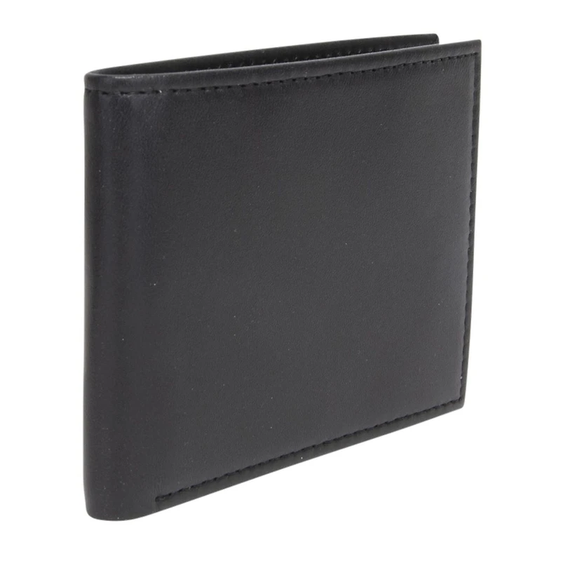 R70 Men's Genuine Slimfold Black Wallet