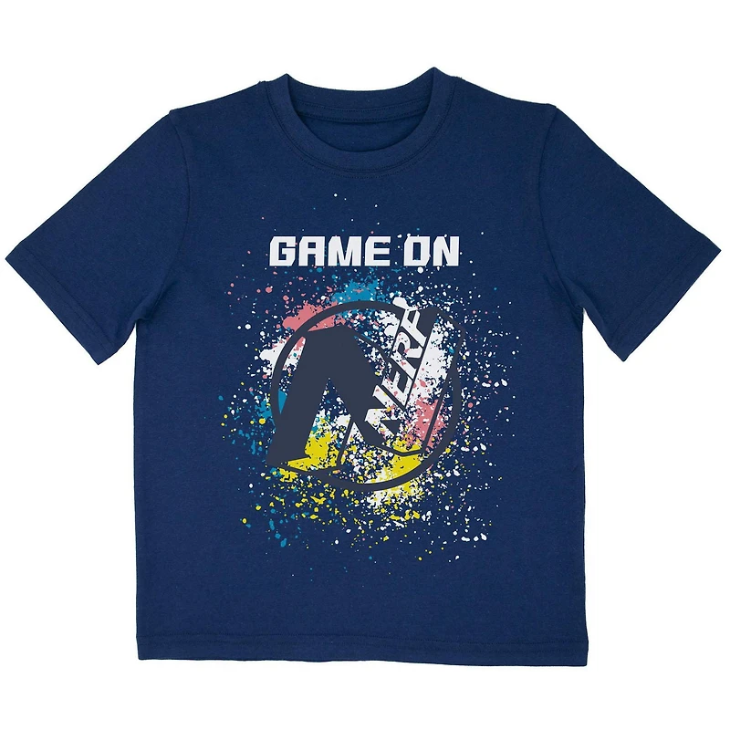 Nerf T-shirt col rond à manches courtes pour garçon Tailles TP à TG
