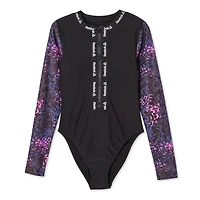 Reebok Long Sleeve Zip Up One Piece