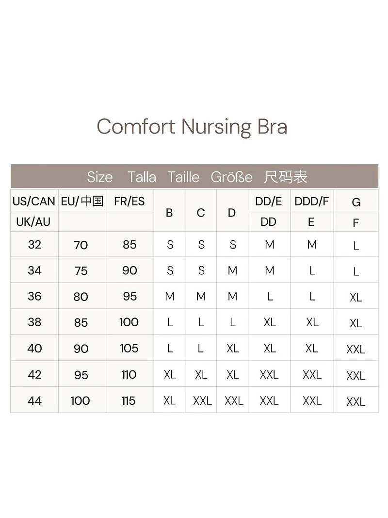 Soutien-gorge grand confort Basics par Bravado pour la grossesse et l'allaitement Tailles P-TTG