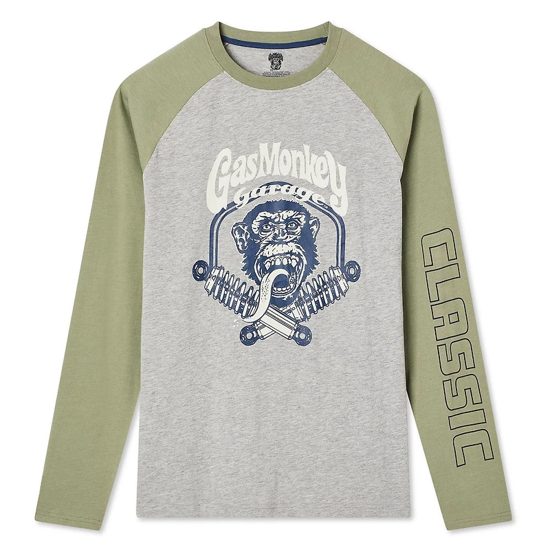 Gas Monkey Men's Raglan Tee