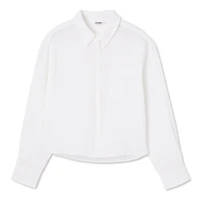 Chemise surdimensionnée écourtée George pour femmes