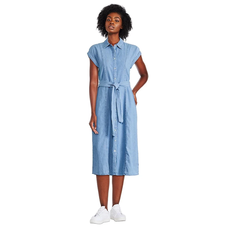 Robe-chemise en denim George pour femmes