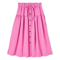 Jupe mi-longue boutonnée à l’avant George pour femmes Tailles TP–TTG