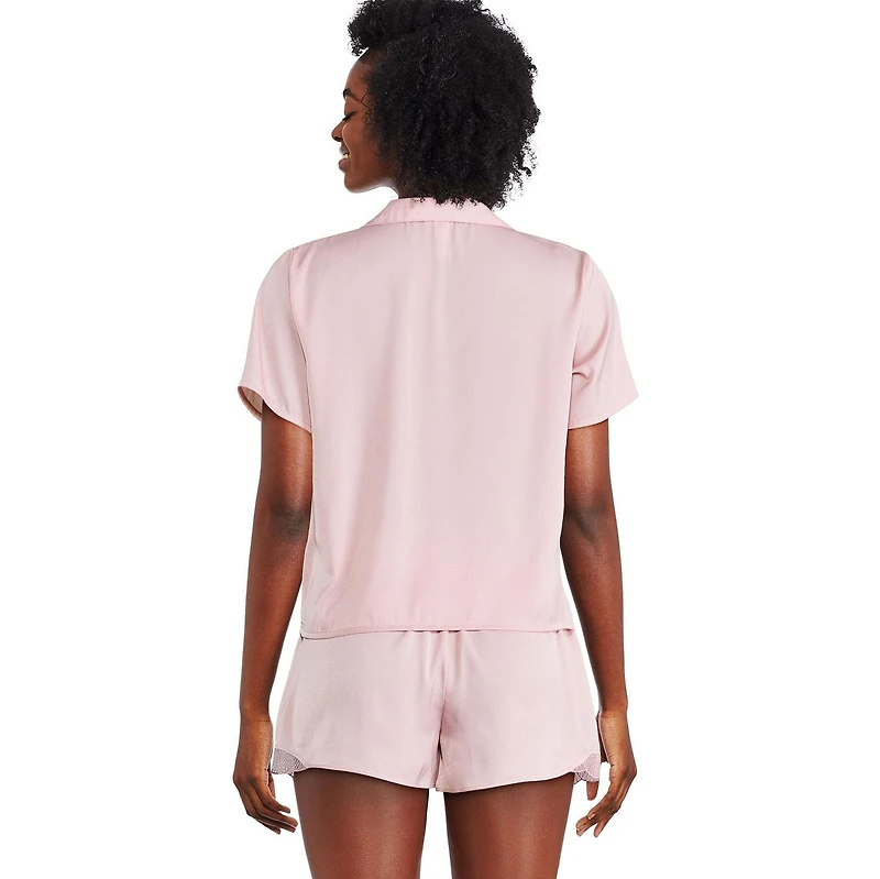 George Women's Satin Pajama 2-Piece Set