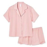 George Women's Satin Pajama 2-Piece Set