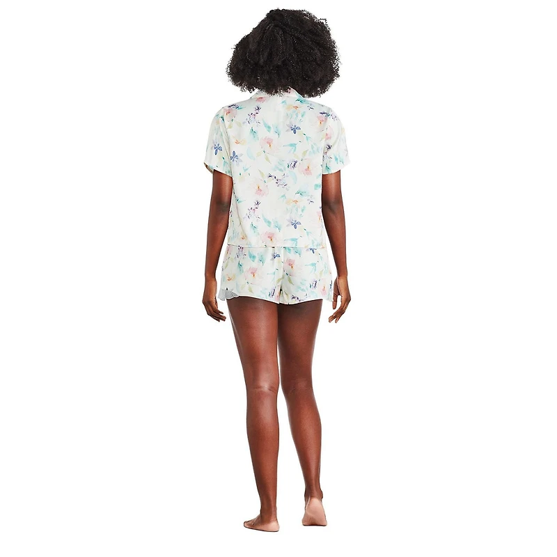 George Women's Satin Pajama 2-Piece Set