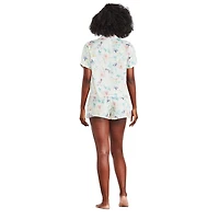 Pyjama 2 pièces en satin George pour femmes