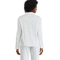 George Women's Notch Collar Pajama 2-Piece Set