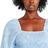 George Women's Smocked Bodice Top
