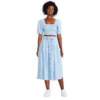 George Women's Smocked Bodice Top