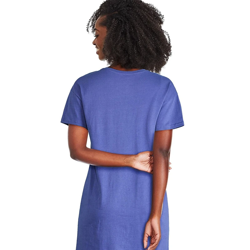 Chemise de nuit à encolure ras du cou George pour femmes