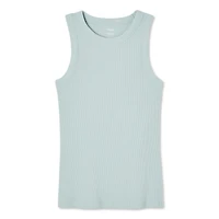 Débardeur côtelé à col haut George pour femmes