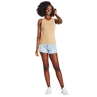George Women's High Neckline Rib Tank