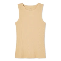 George Women's High Neckline Rib Tank