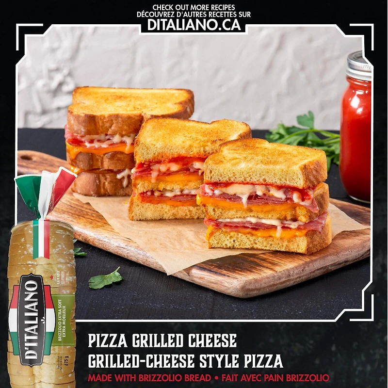 Pain Brizzolio extra moelleux tranché D'Italiano