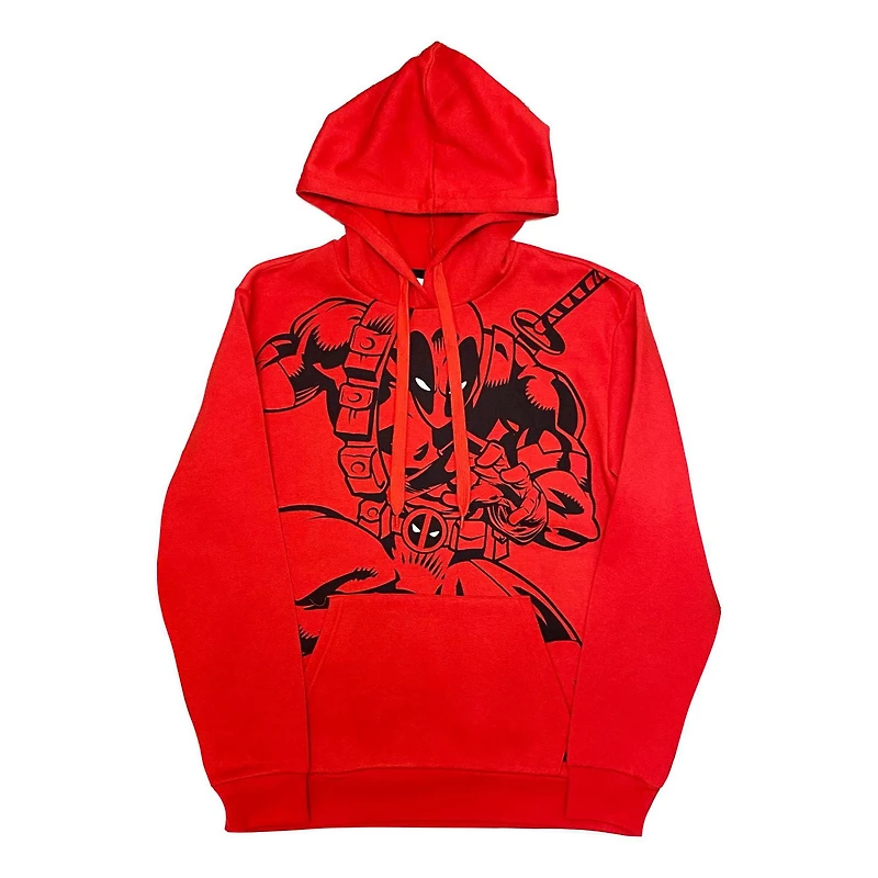 Sweat à capuche à manches longues Deadpool Attack pour homme