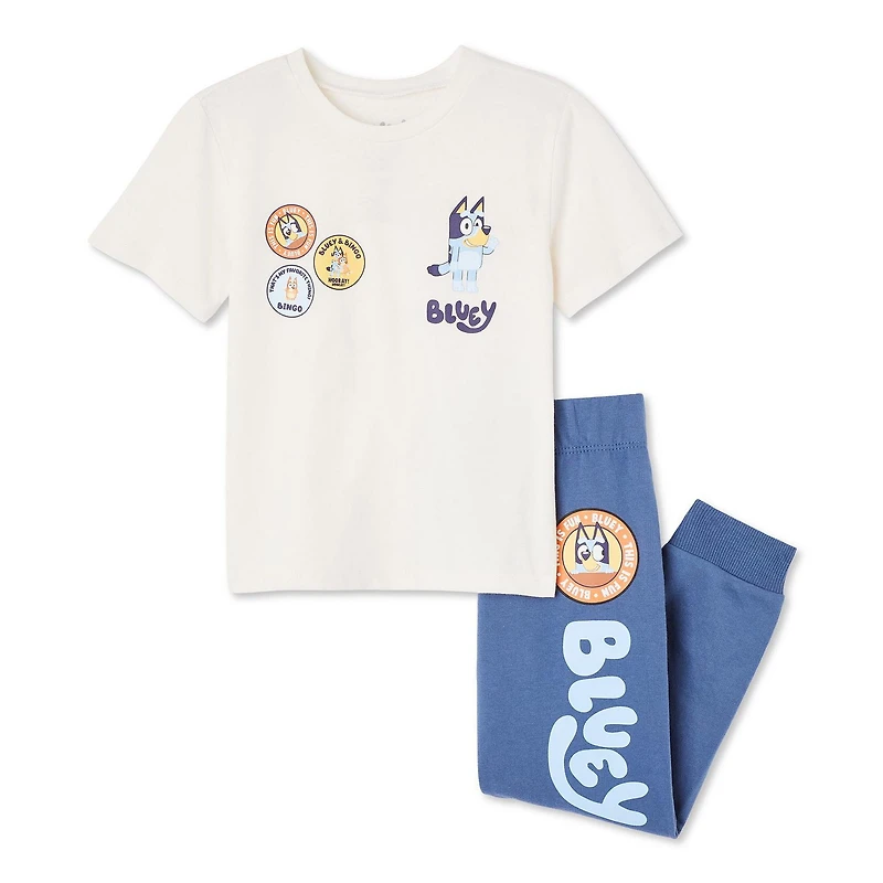 Bluey Toddler Boys' Jogger 2-Piece Set, Sizes 2T-5T