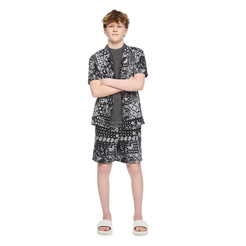 Chemise de vacances à manches courtes Jackson pour garçons