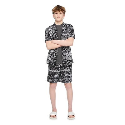 Chemise de vacances à manches courtes Jackson pour garçons
