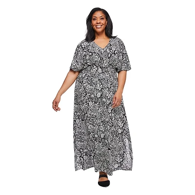 Robe longue Iyla Plus pour femmes Tailles 1X-4X