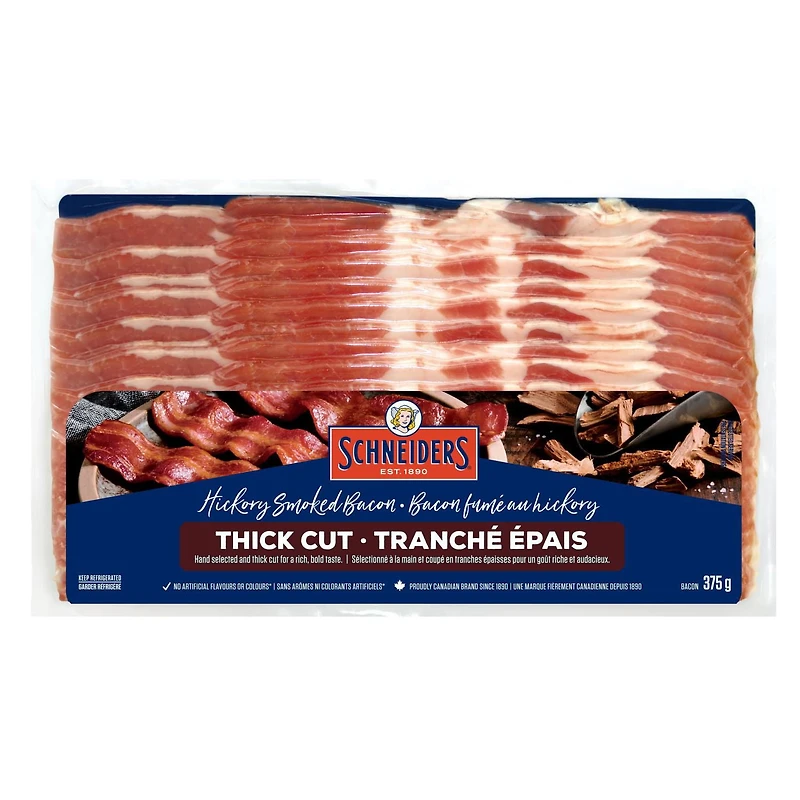 Schneiders Double Smoked Thick Cut Bacon, 375 g