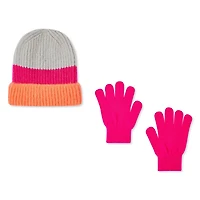 Ensemble 2 pièces tuque et gants George pour filles