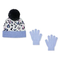 Ensemble 2 pièces tuque et gants George pour petites filles