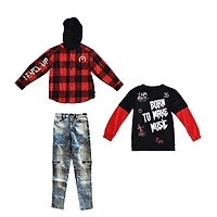 Boys Mini Pop Kids Urban Style Denim Blue Jeans