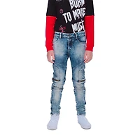 Boys Mini Pop Kids Urban Style Denim Blue Jeans