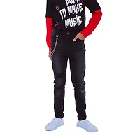 Boys Mini Pop Kids Rocker Street Denim Charcoal Jeans