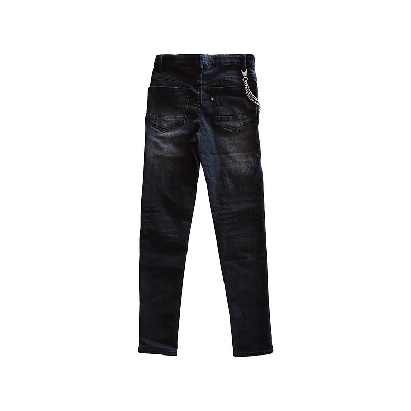 Boys Mini Pop Kids Rocker Street Denim Charcoal Jeans