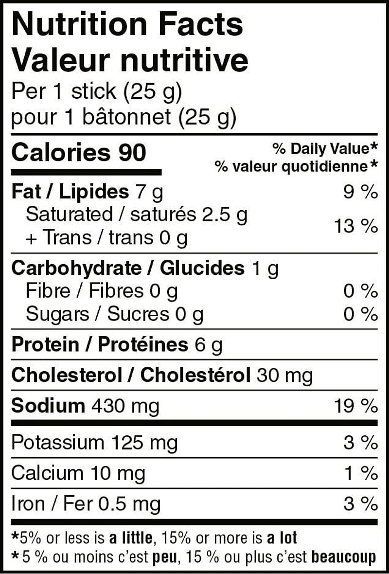 Great Value European-Style Pepperoni Sticks, 500g
