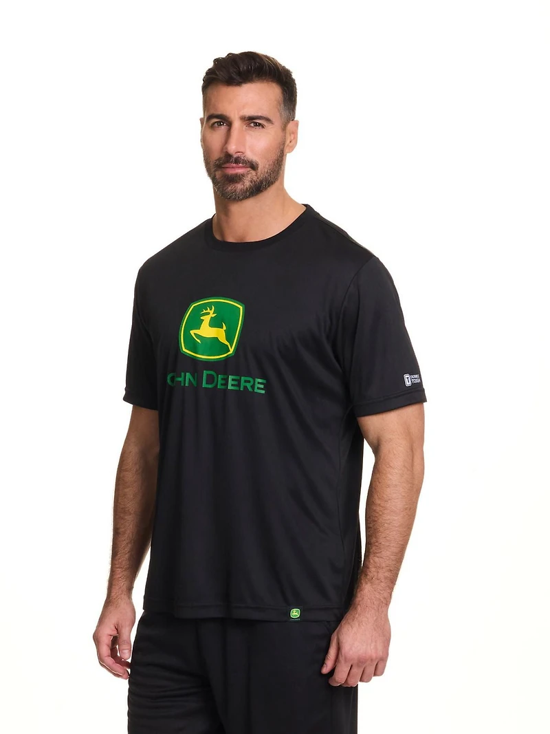 John Deere Men’s Interlock Graphic Short Sleeve Tee