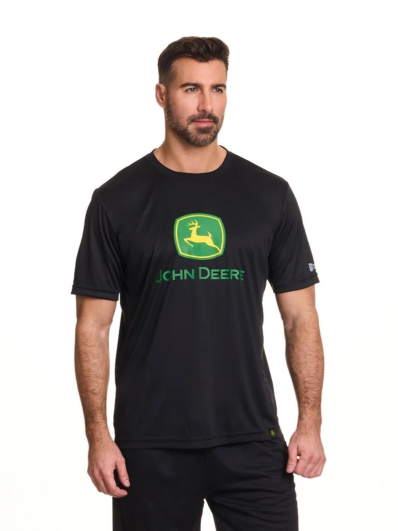 John Deere Men’s Interlock Graphic Short Sleeve Tee