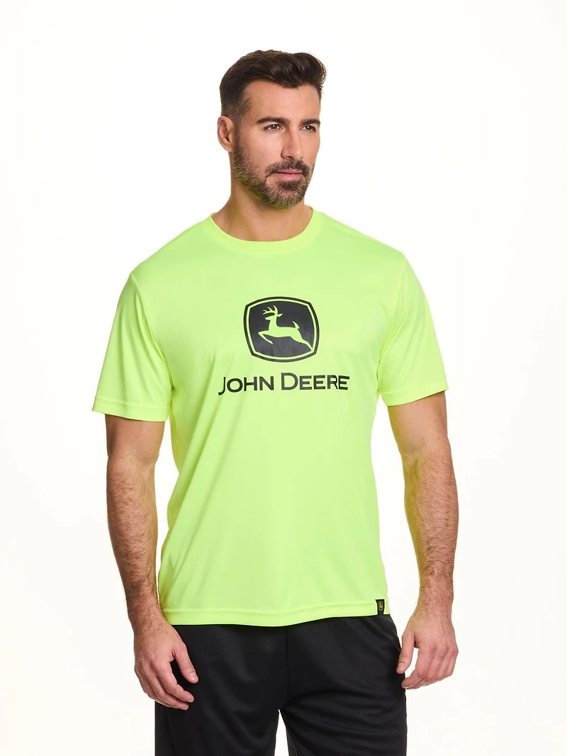 John Deere Men’s Interlock Graphic Short Sleeve Tee