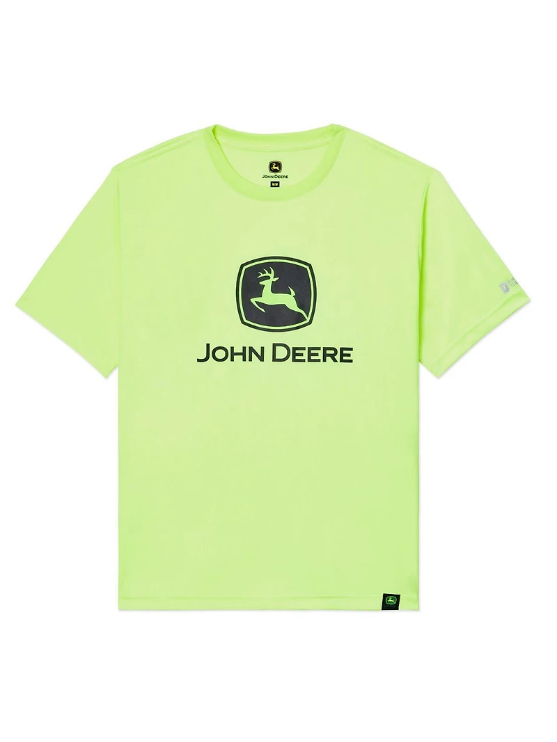 John Deere Men’s Interlock Graphic Short Sleeve Tee