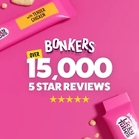 BONKERS Licky Tubes, Chicken Flavor, Wet Lickable Tube Cat Snacks, Treats for Cats, 4 Piece Pouch, Licky Tubes Wet Cat Treats Chicken Recipe 4 Pack