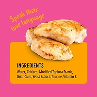 BONKERS Licky Tubes, Chicken Flavor, Wet Lickable Tube Cat Snacks, Treats for Cats, 4 Piece Pouch, Licky Tubes Wet Cat Treats Chicken Recipe 4 Pack