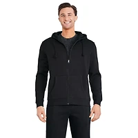 Haut à capuchon zippé sur la longueur George pour hommes