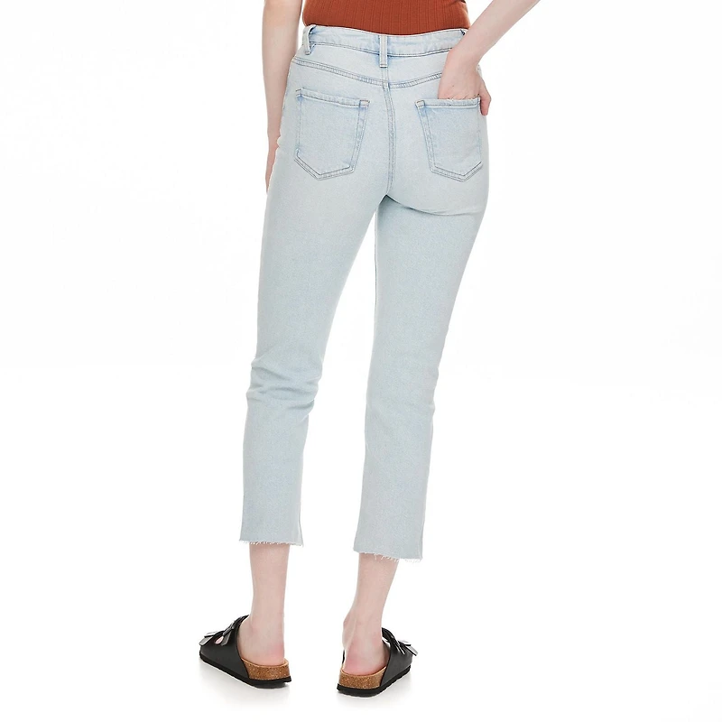 No Boundaries Women's Slim Crop Straight Pant