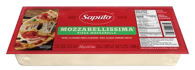 Saputo Mozzarellissima Pizza Mozzarella Cheese, 690 g