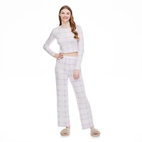 Ensemble 2 pièces avec cardigan et pantalon No Boundaries pour femmes