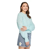 Chandail à motif jacquard No Boundaries pour femmes