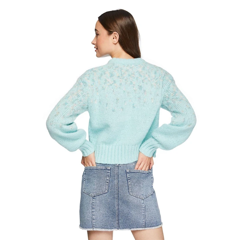 Chandail à motif jacquard No Boundaries pour femmes
