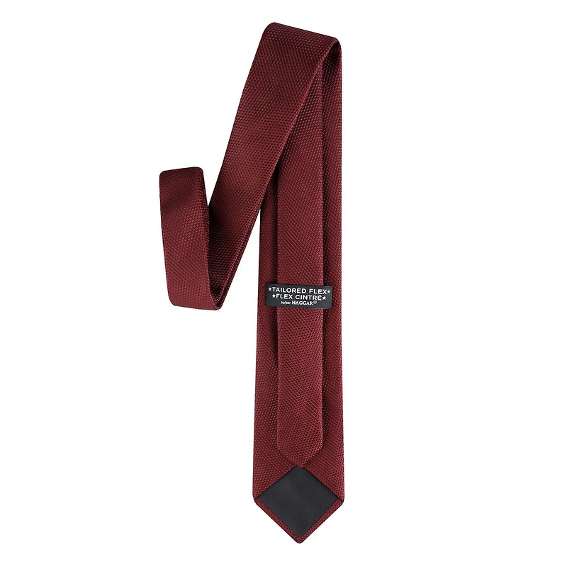 Cravate classique tissée solide pour hommes Tailored Flex de Haggar Taille unique