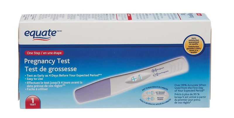 Equate One Step Pregnancy Test, 1 Count